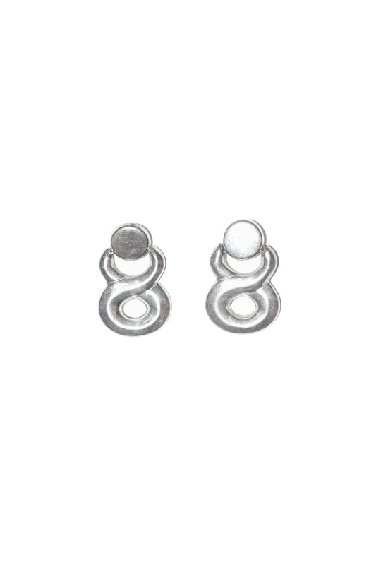 BODY EIGHT EARRINGS (STERLING SILVER)