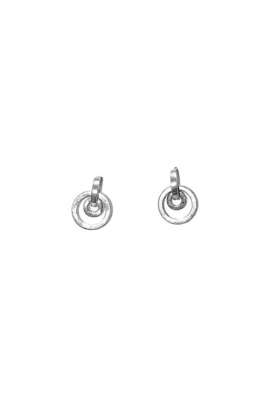 CIRCLE EARRINGS (STERLING SILVER)