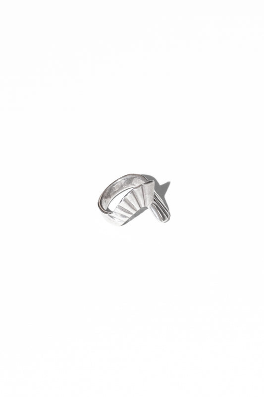 BYPASS RING ( STERLING SILVER)