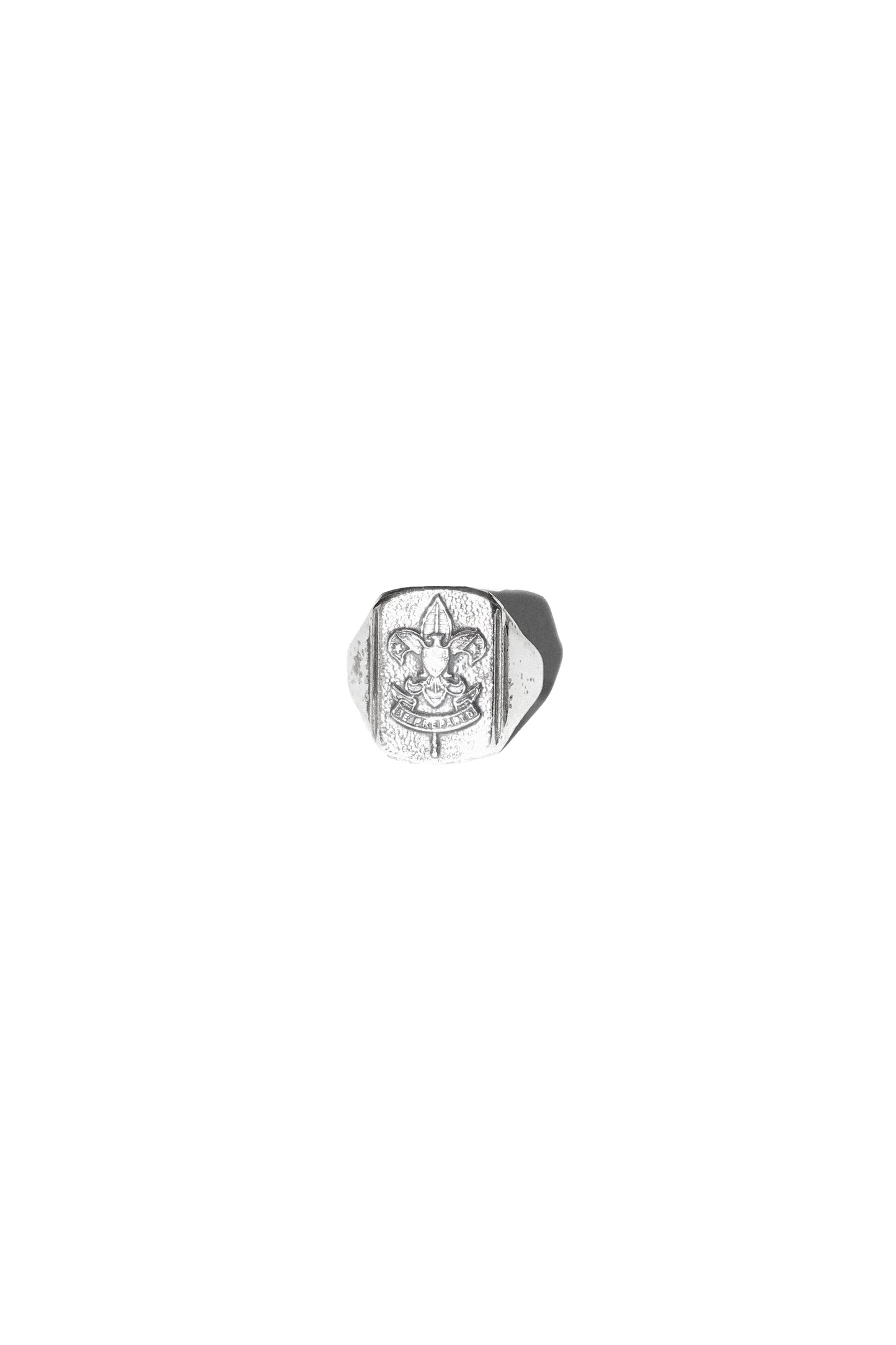 BE PREPARED SIGNET RING (STERLING SILVER)